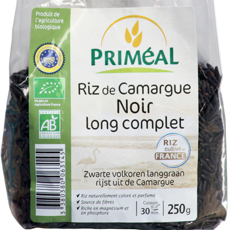 Farine de riz noir de Camargue Bio - 300grs