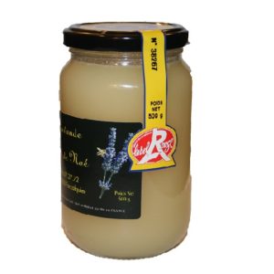 Miel de lavande de Provence Label rouge IGP - Les ruchers de Noé - 2017 pot 500g logo label rouge